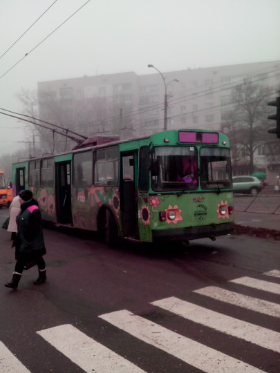 Тролейбус ЗіУ. В Чернігові з 70-х.
