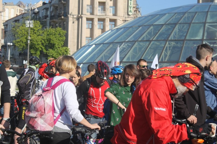 bike to work Kyiv spring 2016