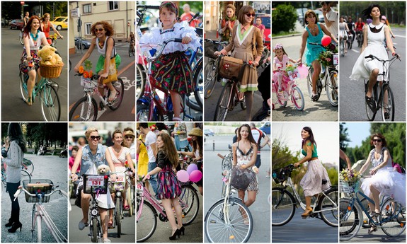почали проект SkirtBike як пропагандистський блог, який заохочує жінок їздити на велосипедах у Бухаресті