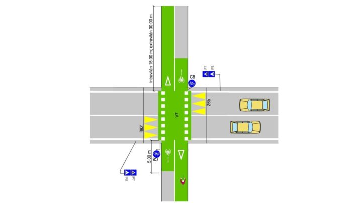 Проект велопереїзду з пріоритетом вело над авто