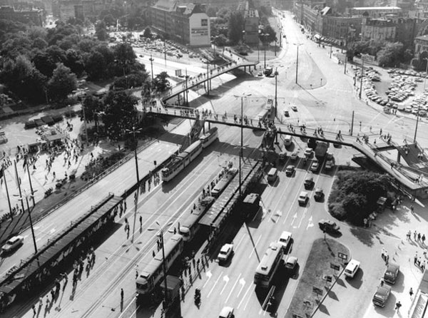Leipzig in Germany at the times of the German Democratic Republic